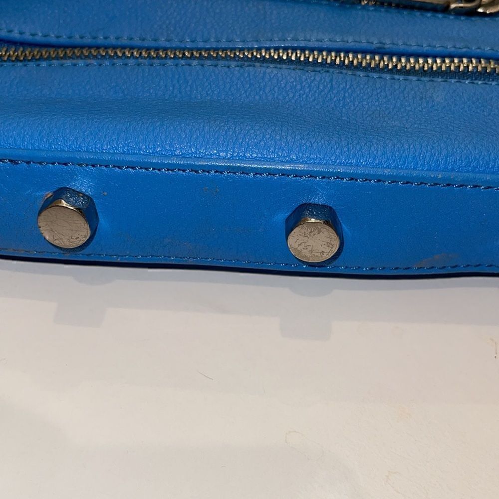 BLUE REBECCA MINKOFF BLUE CROSSBODY PURSE Preloved - Picture 7 of 12